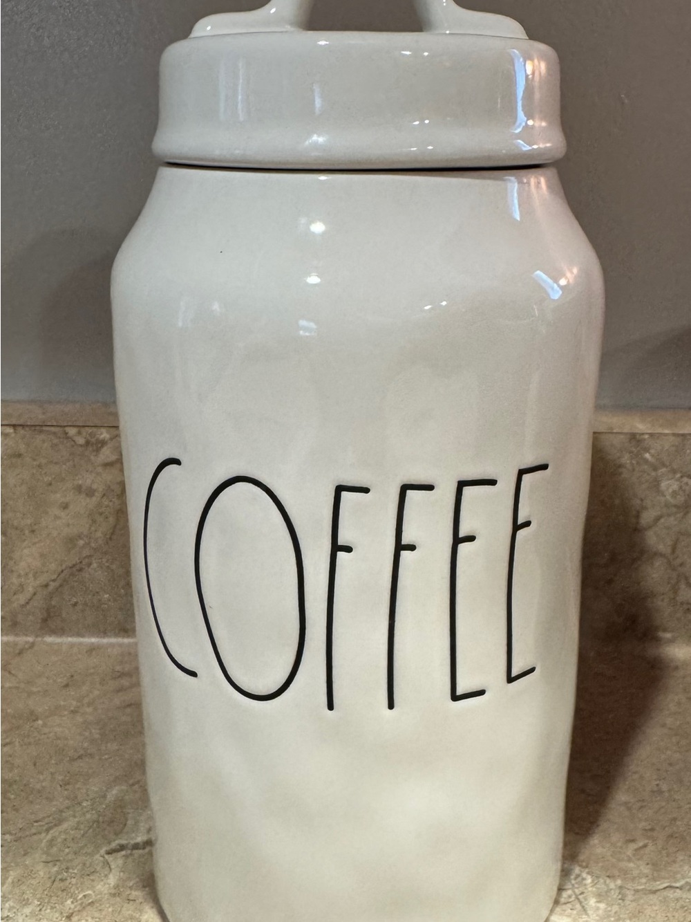 Like New!! Rae Dunn Ceramic Coffee Canister.